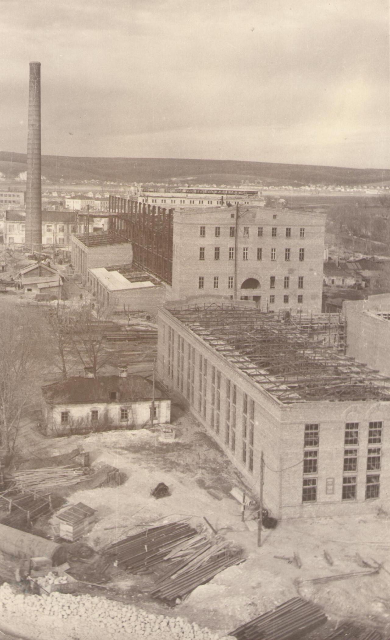 г. Шебекино. Строительство комбината СЖК. 1948-1950 гг.